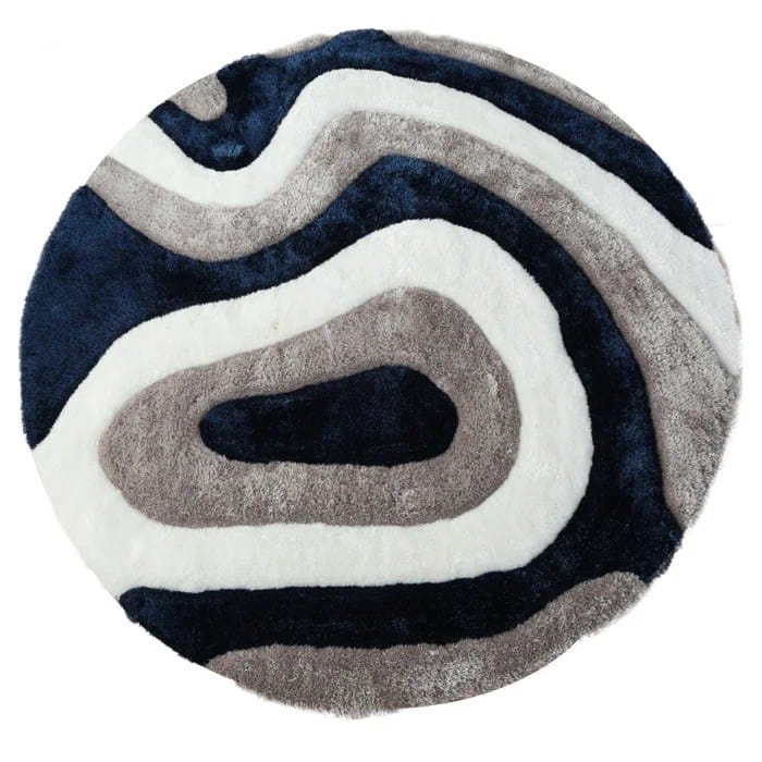 Ravene Halo Shag Round Rug