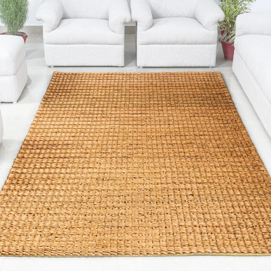 Rustic Bronze Handwoven Natural Jute Rug