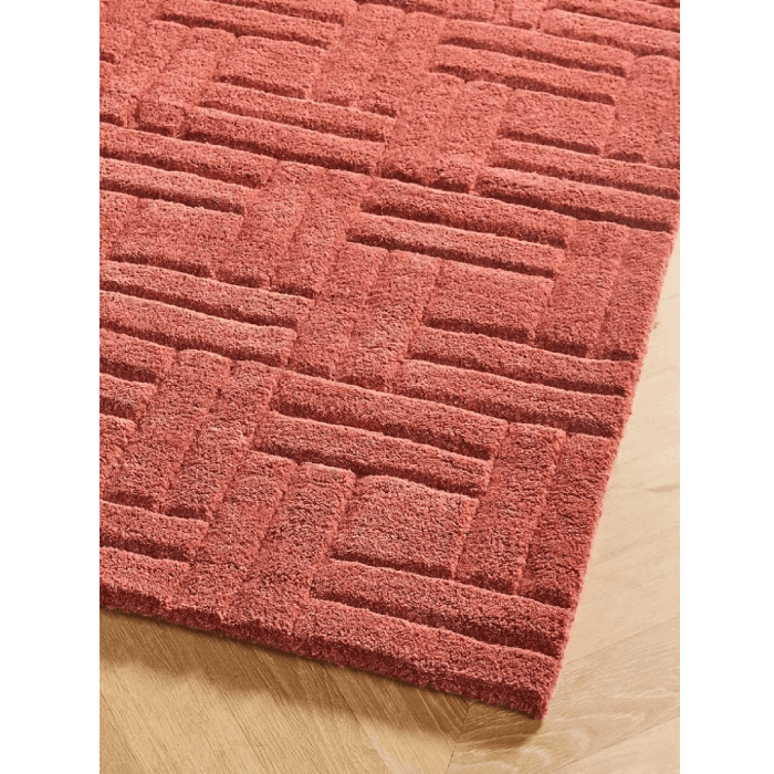 Sahara Red Handmade Tufted Rug