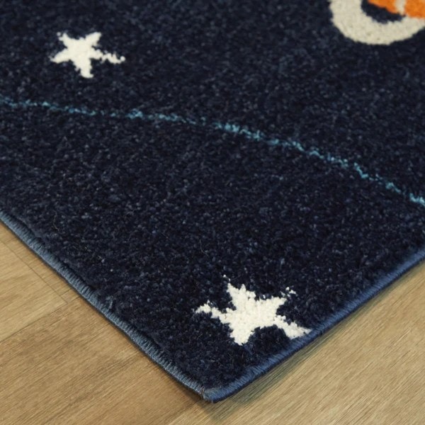 Multicolor Sky Wanderer Handtufted Kids Rug For Playroom, Nursery
