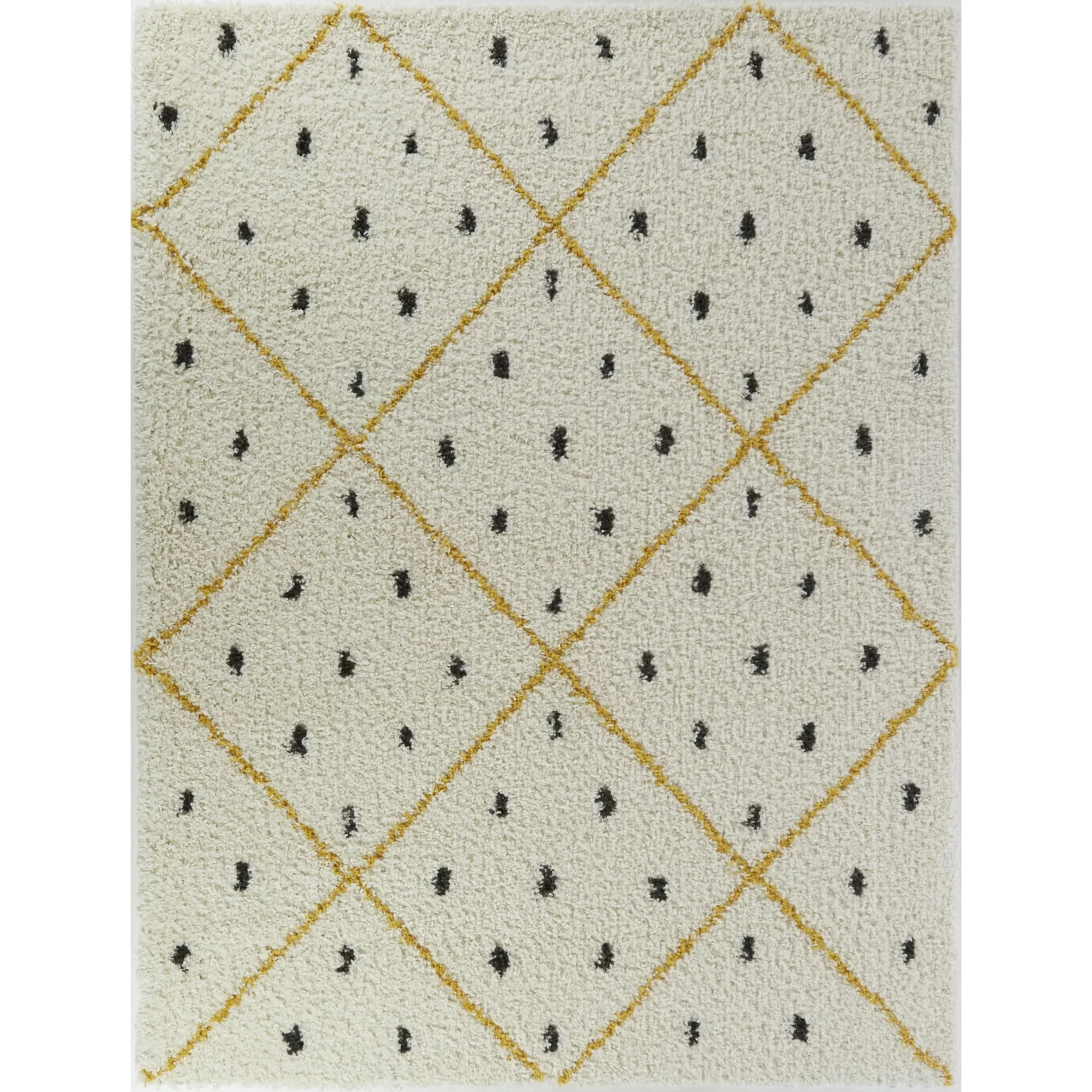 Dot Lines Soft Kids Handmade Rug