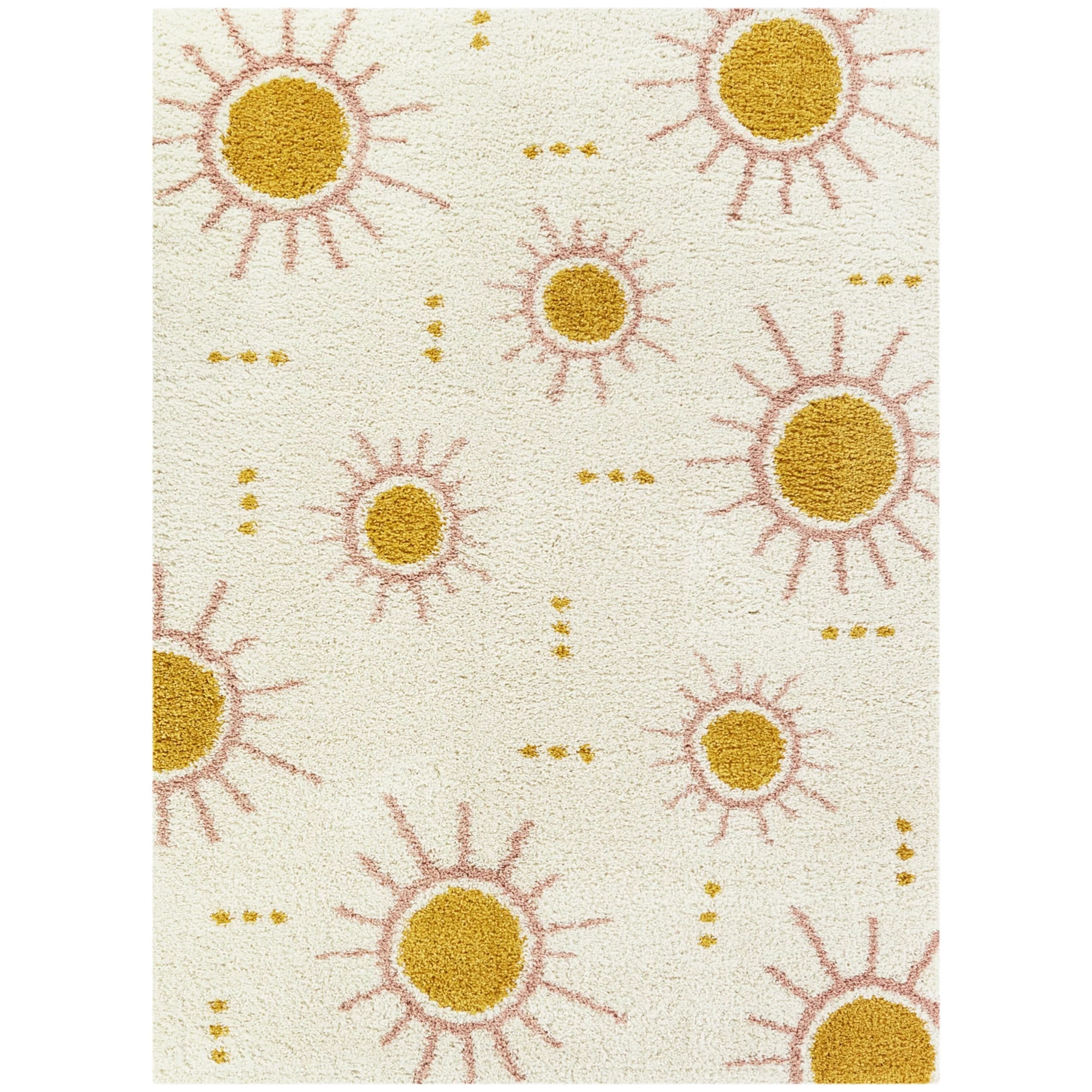 Sunrise Play Handmade Tufted Kids Rug For Playroom, Nursery