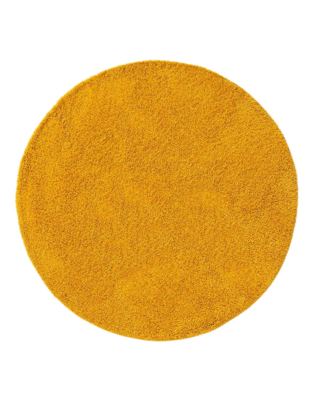 Yellow Radiance Solid Shag Rug