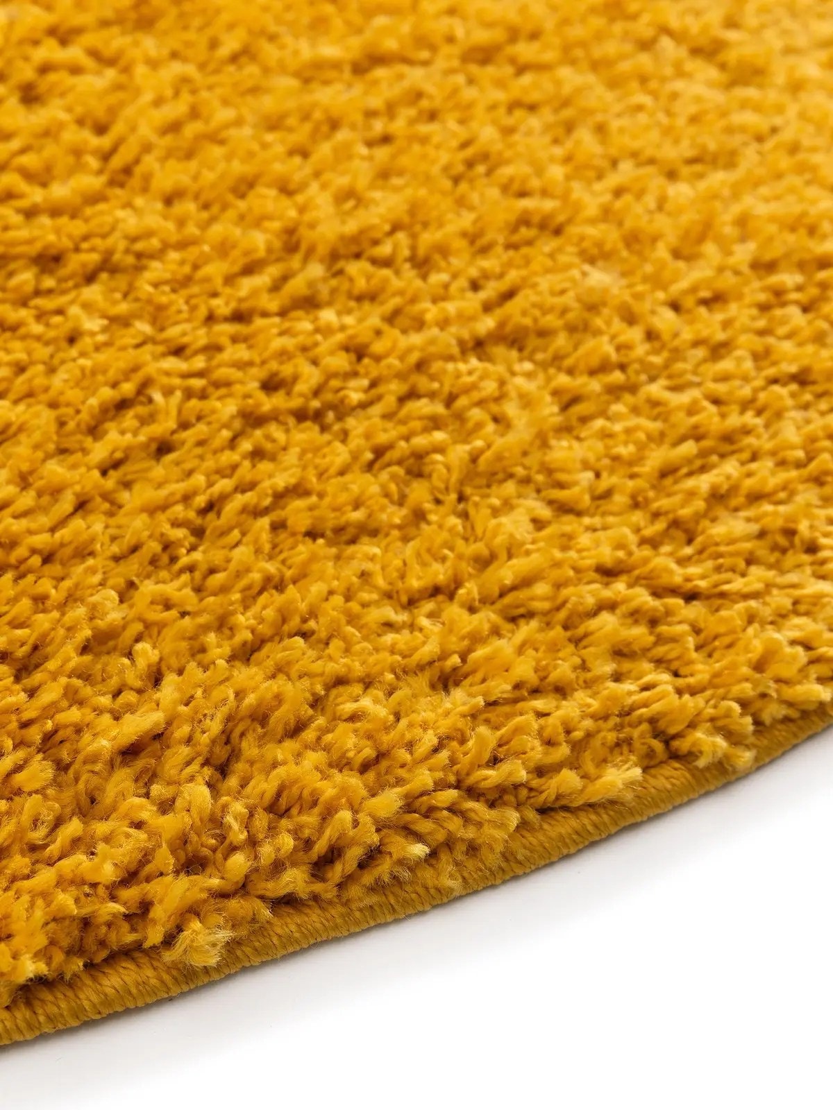 Yellow Radiance Solid Shag Rug
