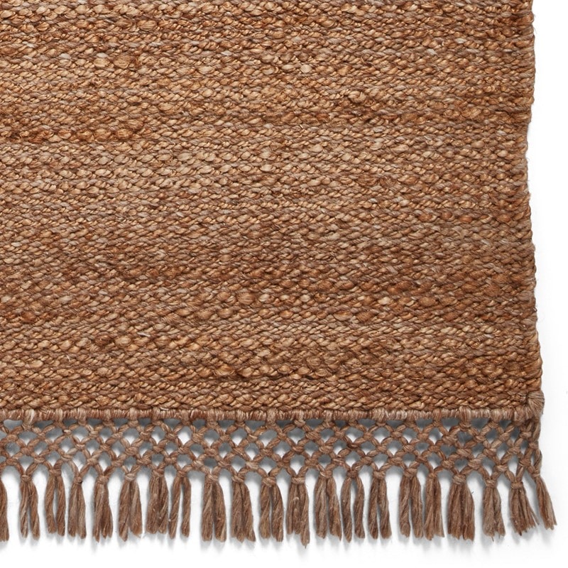 Natural Fringe Jute Rugs For Bedroom, Dining, Living Room