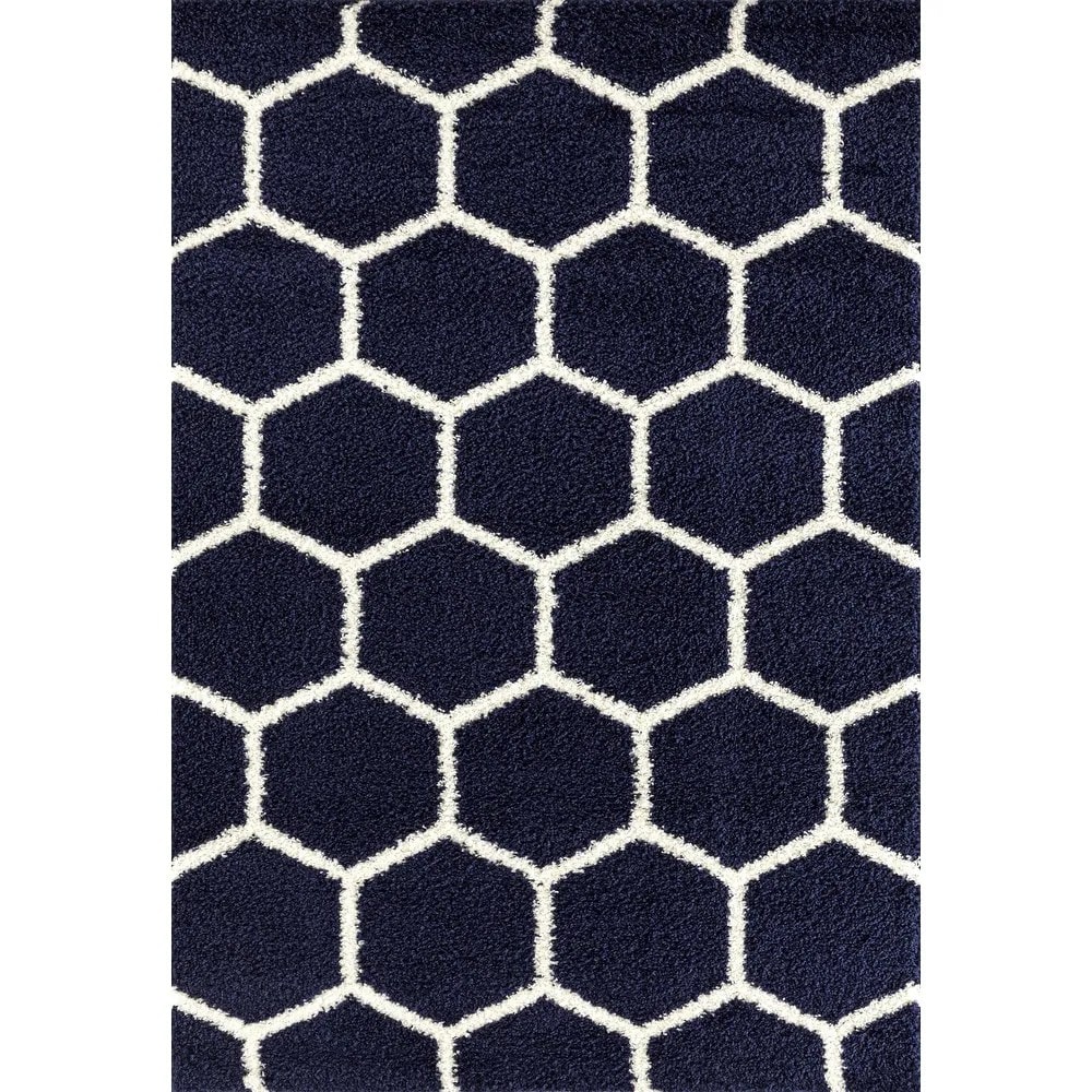 Mosaicx Solid Shag Area Rug