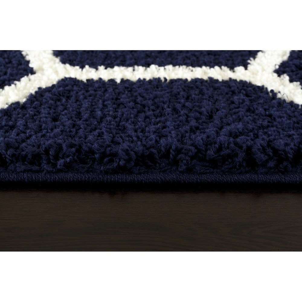 Mosaicx Solid Shag Area Rug