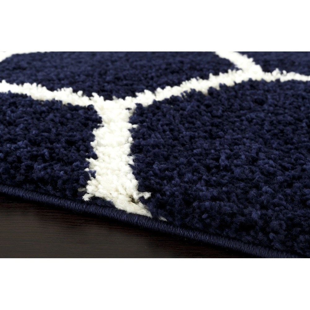 Mosaicx Solid Shag Area Rug