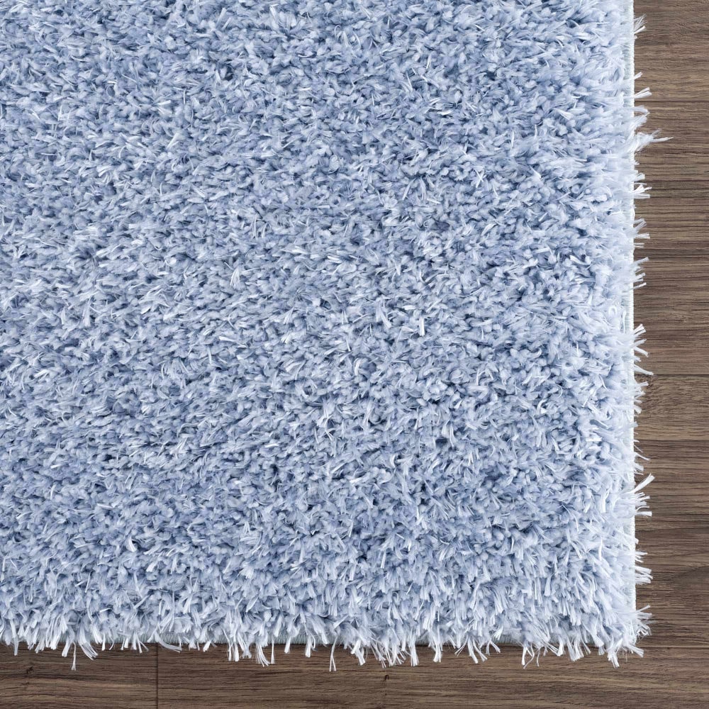 Oceantic Solid Handmade Shag Rug