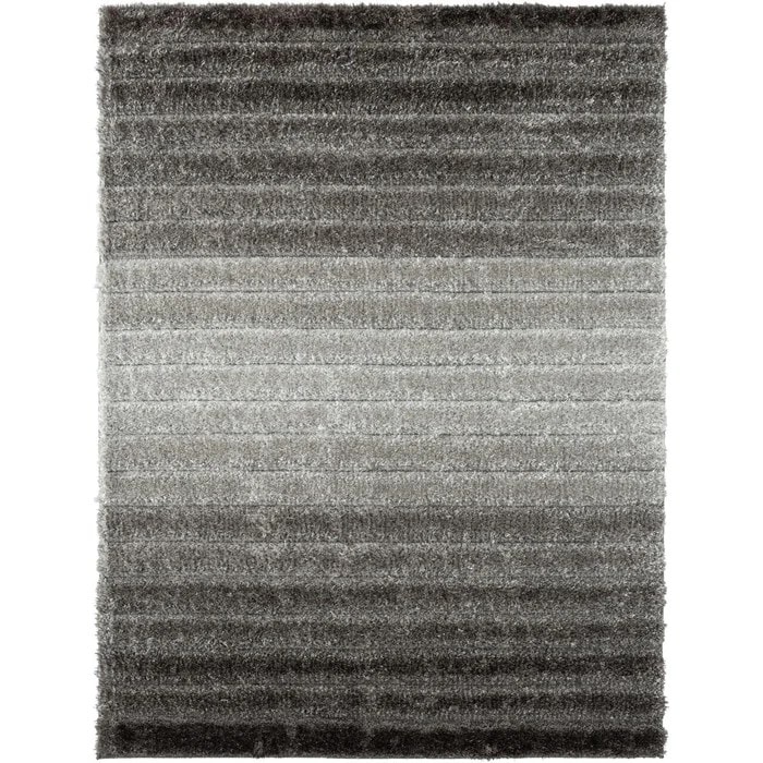 Subtle Grey Shag Area Rug