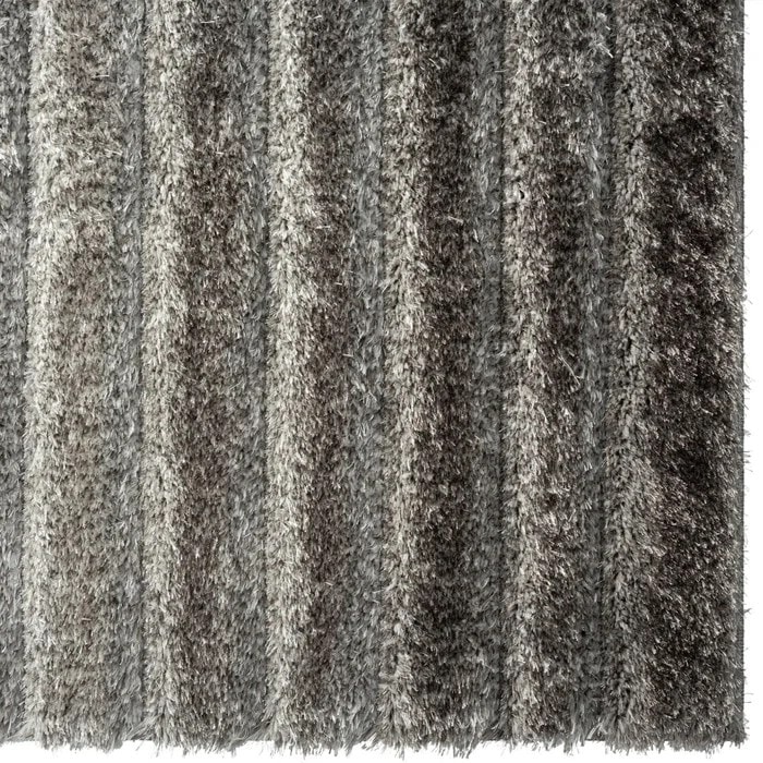 Subtle Grey Shag Area Rug