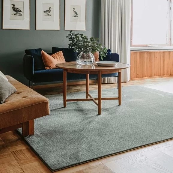 Olive Haven Handmade Shag Rug