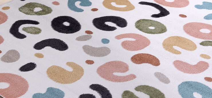 Colorpop Handmade Kids Rug For Playroom, Nursery