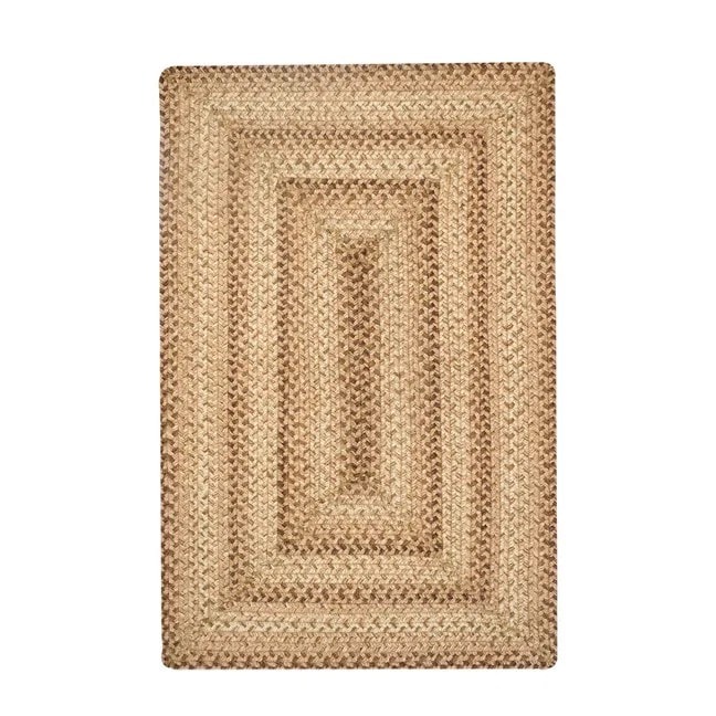 Rustic Stripe Organic Jute Natural Rugs For Living Room