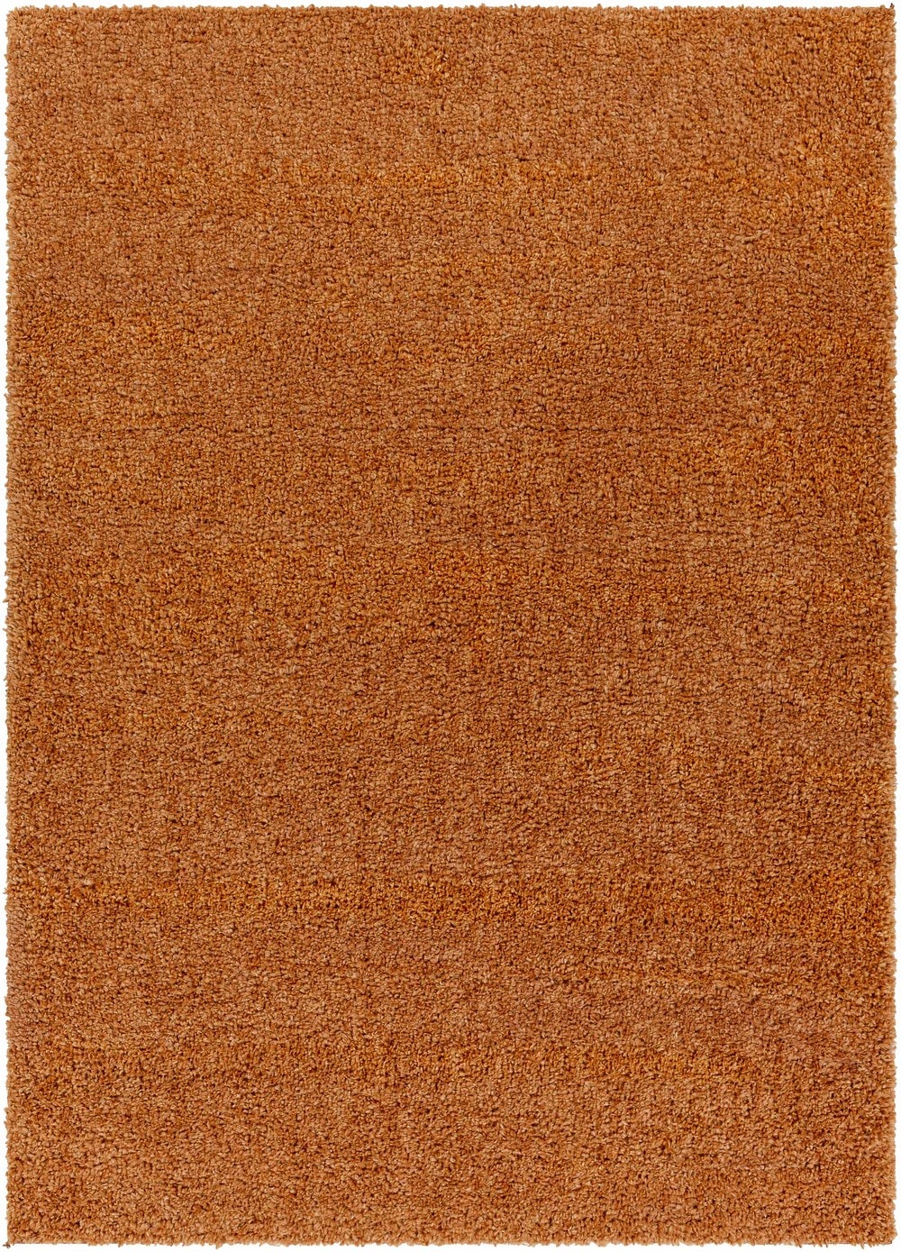 Earthy Brown Shag Area Rug