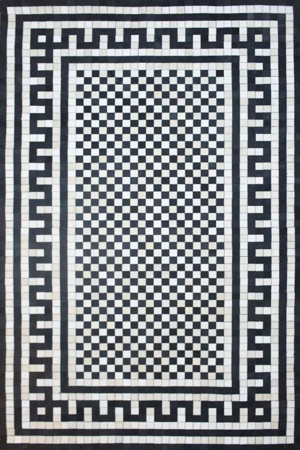 Harmony Natural Leather Handmade Rug For Living Room