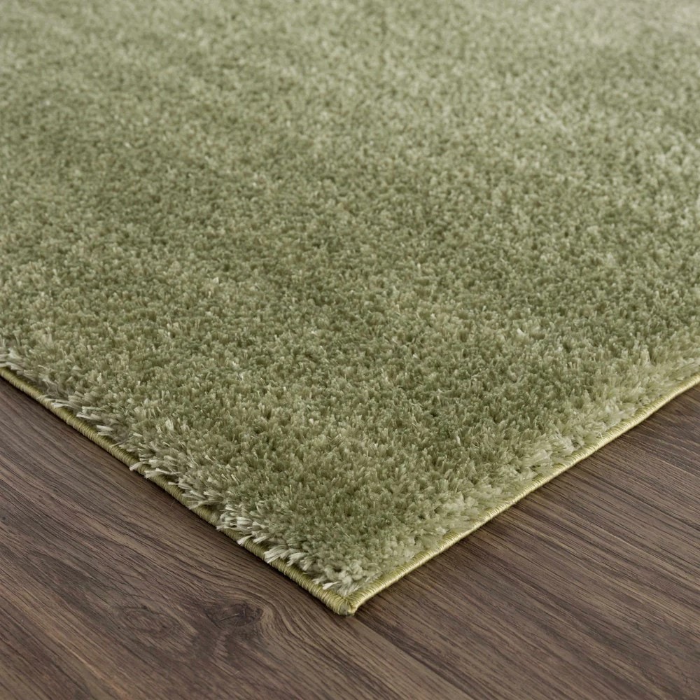 Lush Green Shag Area Rug
