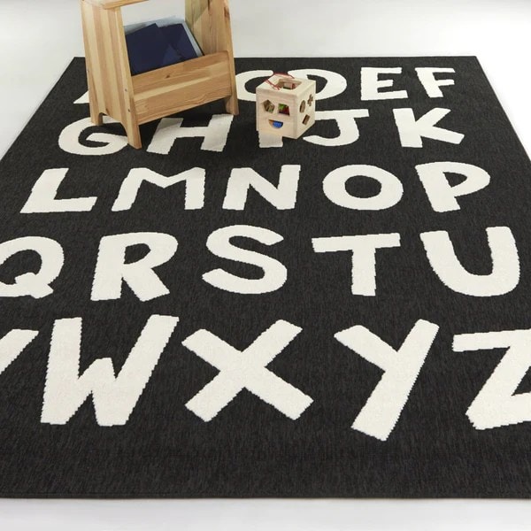 Learn and Play Alphabets Kids Handmade Rug