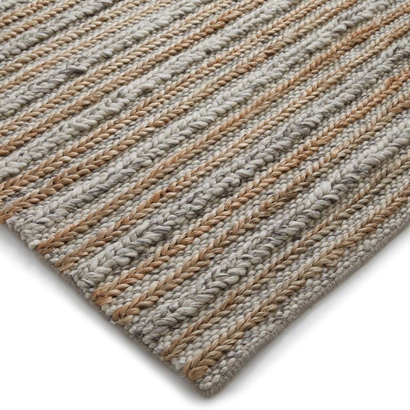 Granite Mist Natural Jute Handmade Rugs for Living Room
