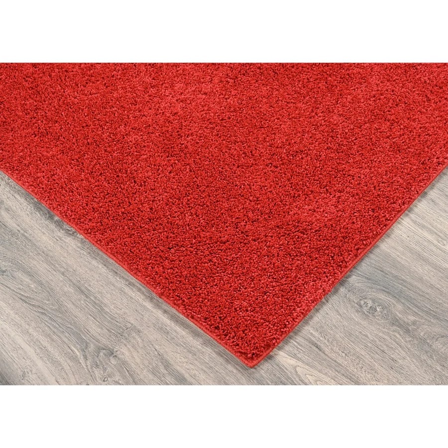Melonmist Solid Shag Rug