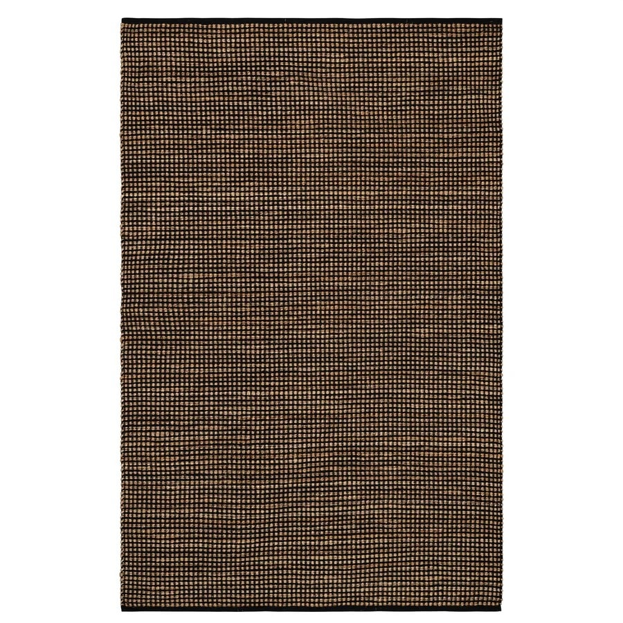 Inkspire Black Jute Braided Area Rug For Interior