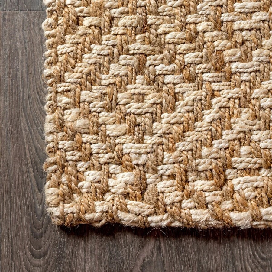 Diamond Jute Hand Braided Rug