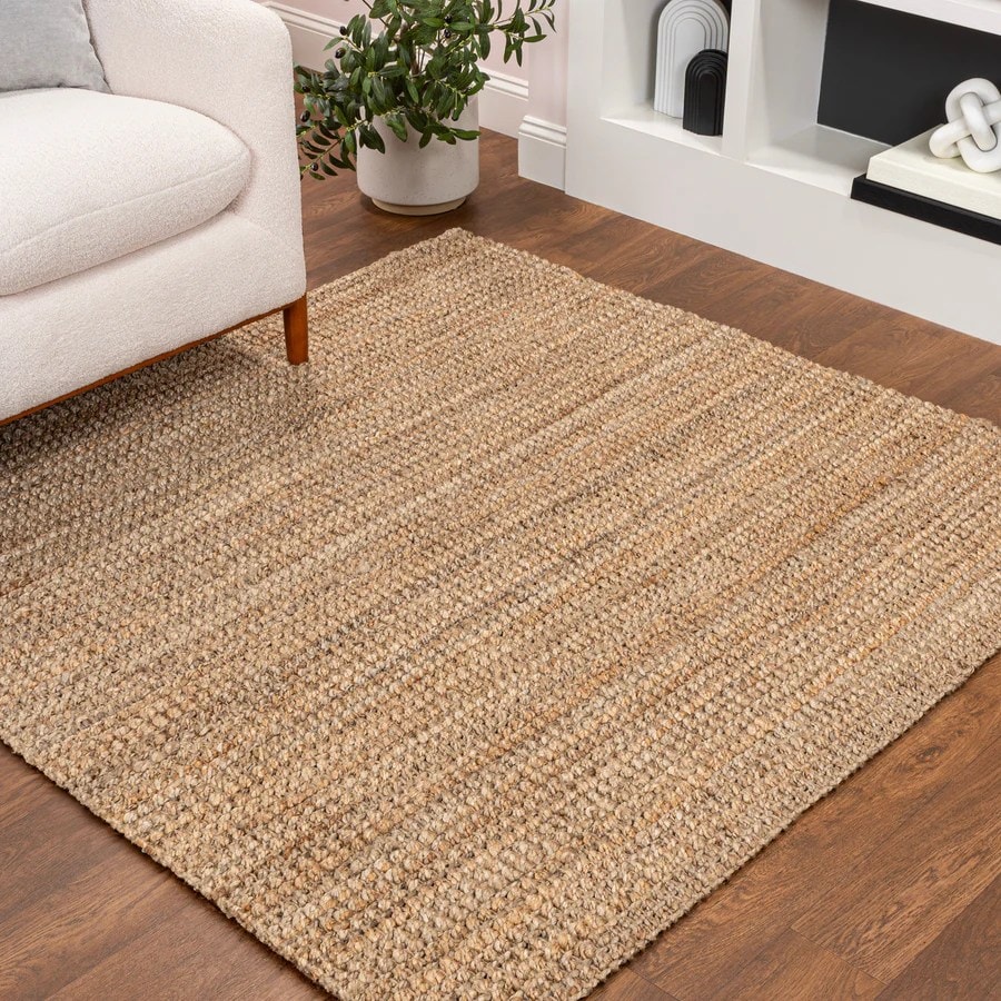 Eco Eden Jute Rugs for Living Room, Bedroom, Hallway and Office