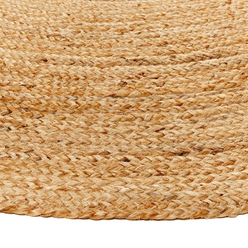 Loomarc Jute Natural Braided Rug For Living Room