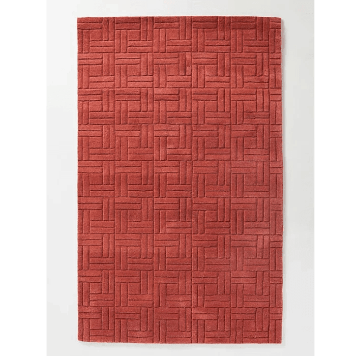 Sahara Red Handmade Tufted Rug