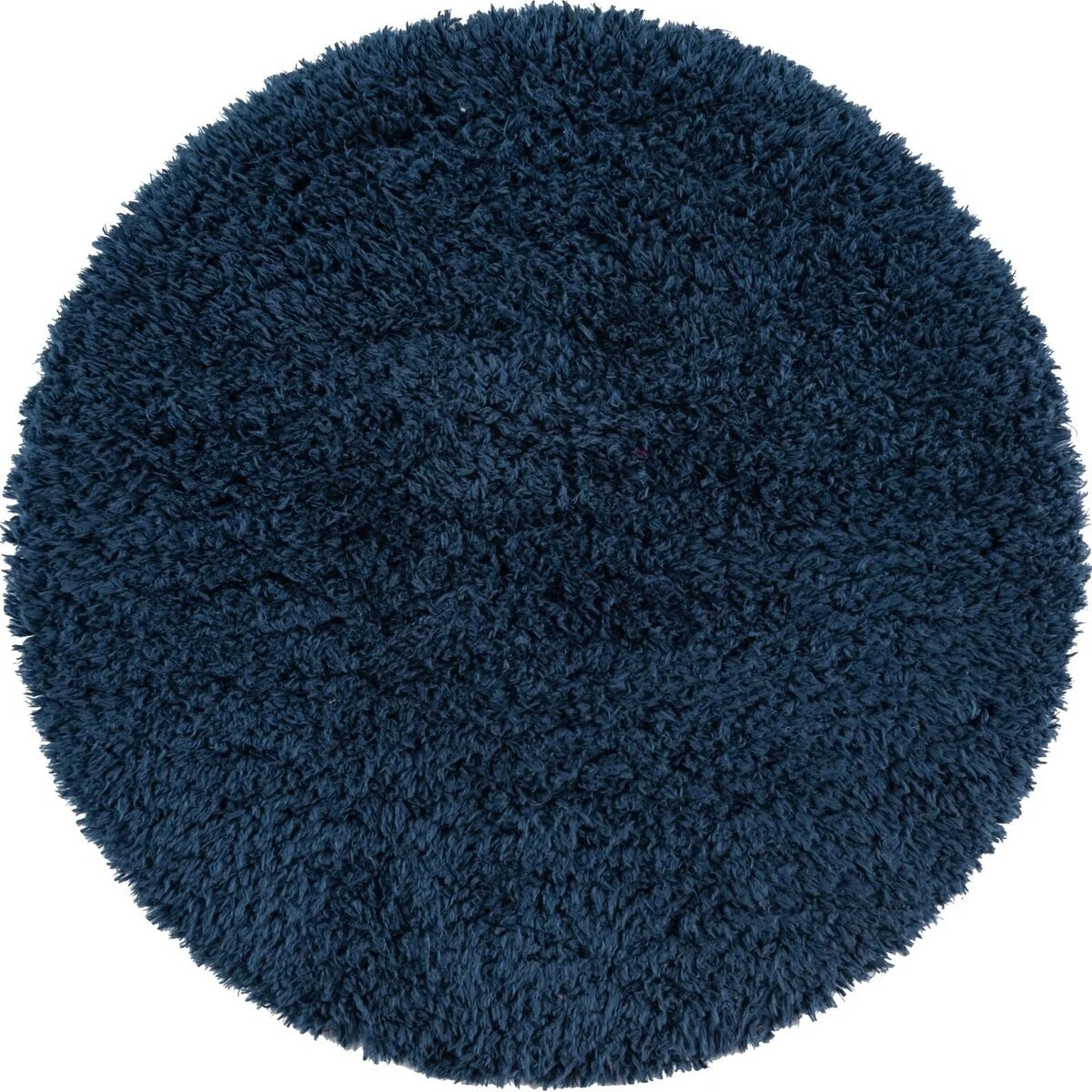 Zester Round Solid Shag Rug