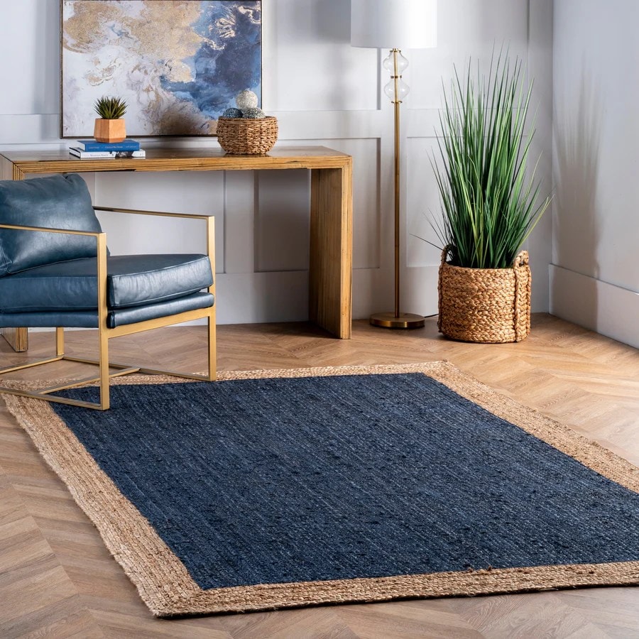 Willow Natural Jute Rugs for Living Room, Bedroom, Hallway